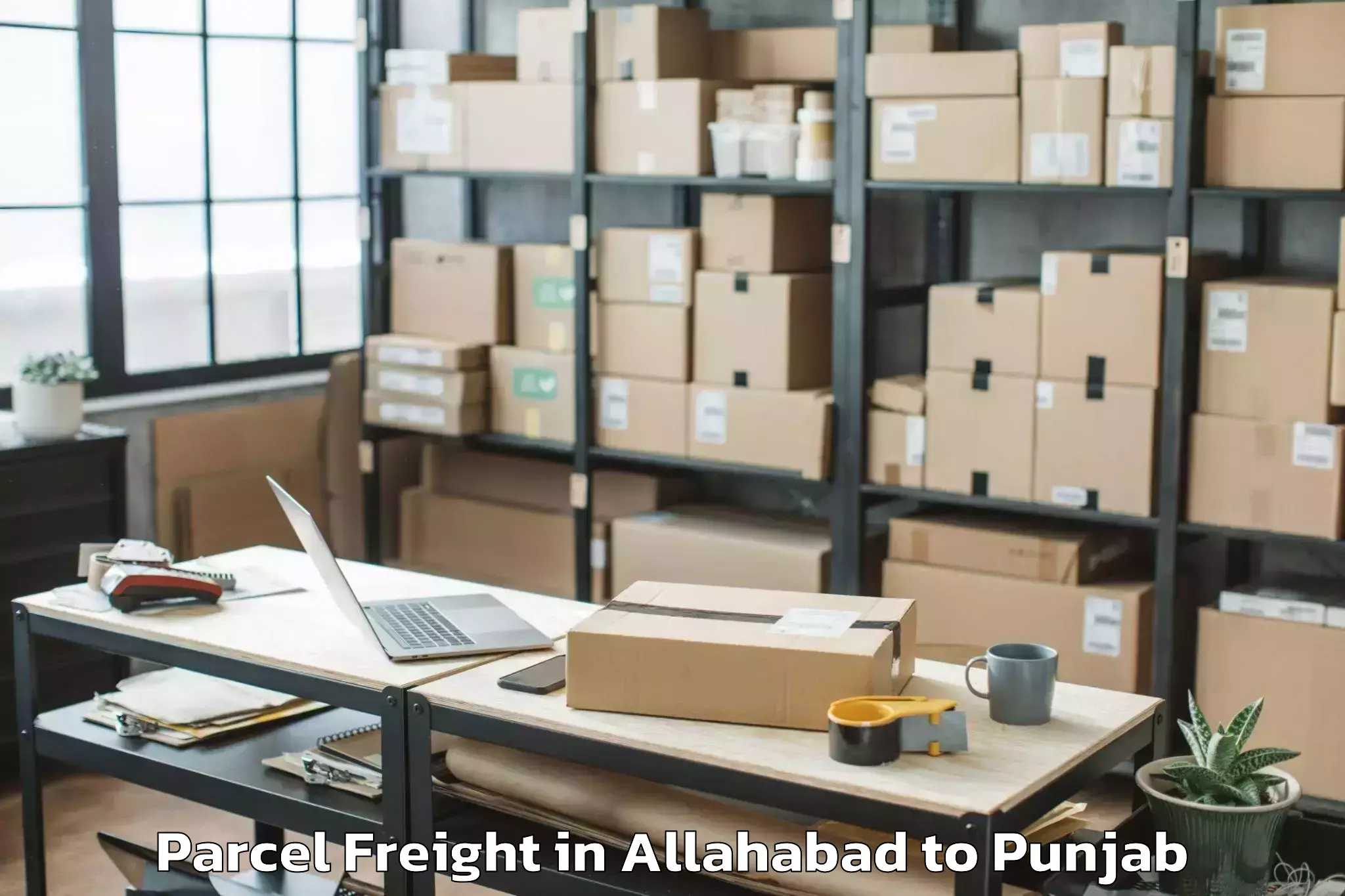 Book Allahabad to Balachaur Parcel Freight Online